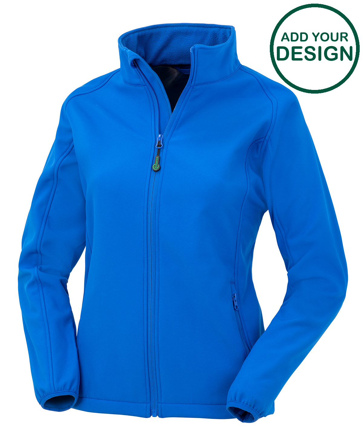 Women's recycled 2-layer printable softshell jacket