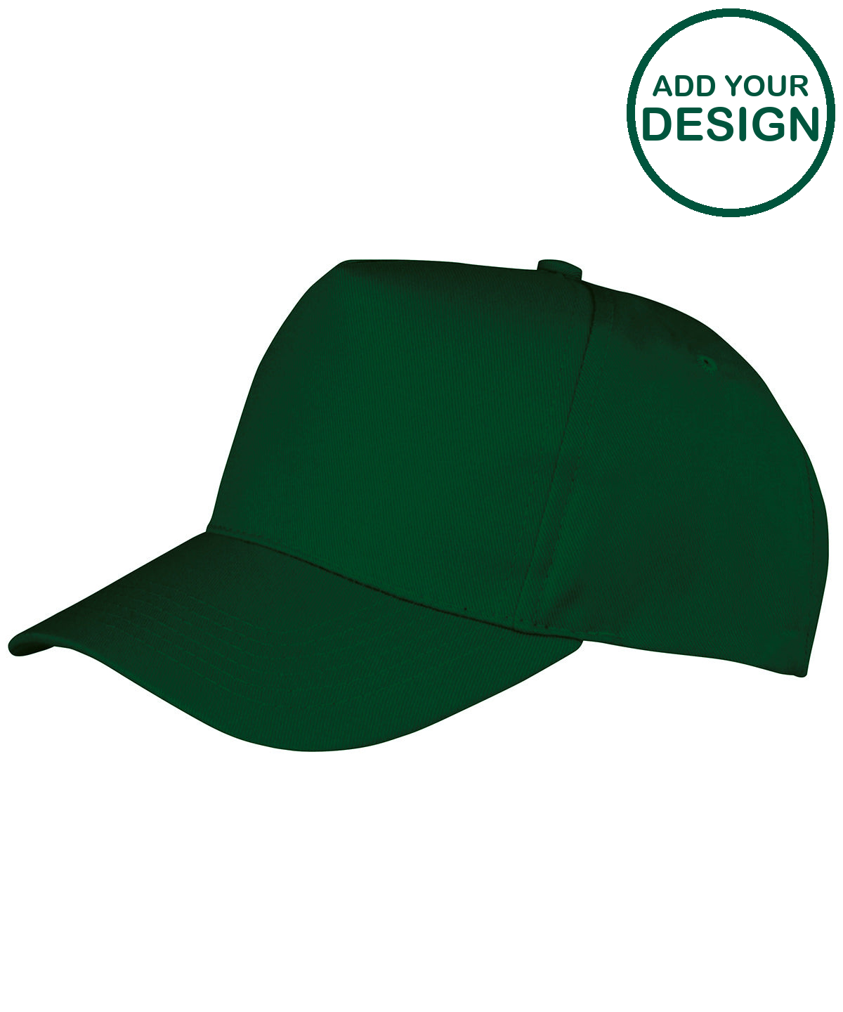 Boston 5-panel polycotton printer's cap