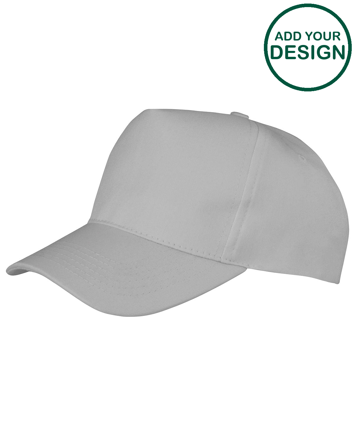 Boston 5-panel polycotton printer's cap
