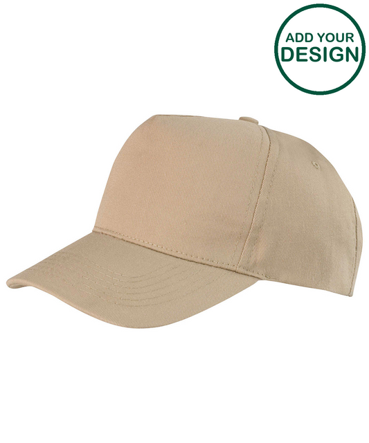 Boston 5-panel polycotton printer's cap