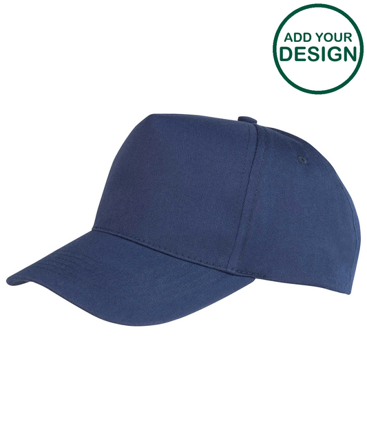 Boston 5-panel polycotton printer's cap
