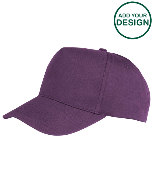 Boston 5-panel polycotton printer's cap