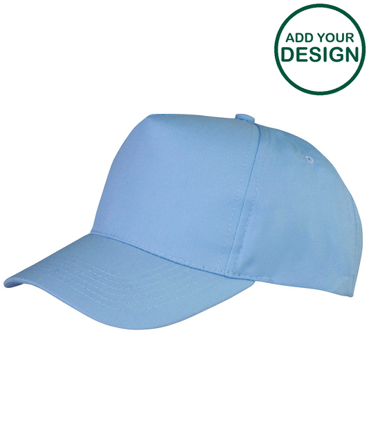 Boston 5-panel polycotton printer's cap