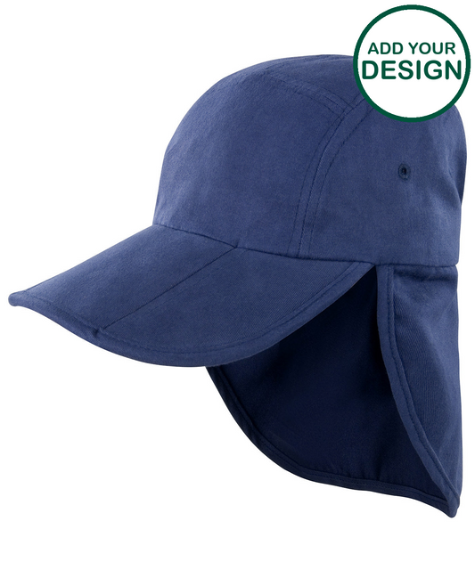 Fold-up legionnaire's cap