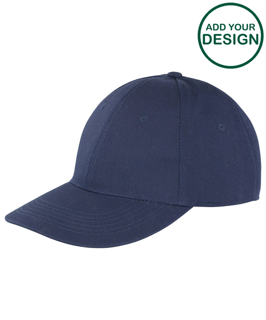 Memphis 6-panel brushed cotton low profile cap