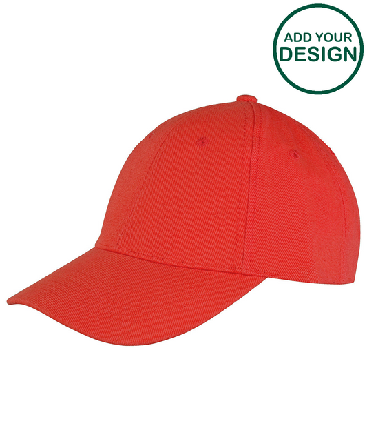 Memphis 6-panel brushed cotton low profile cap