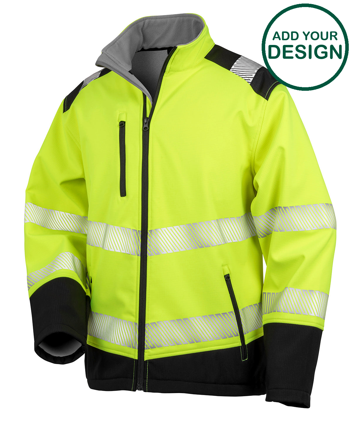 Printable ripstop safety softshell