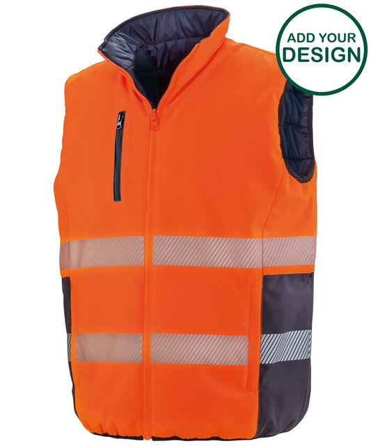 Reversible soft padded gilet