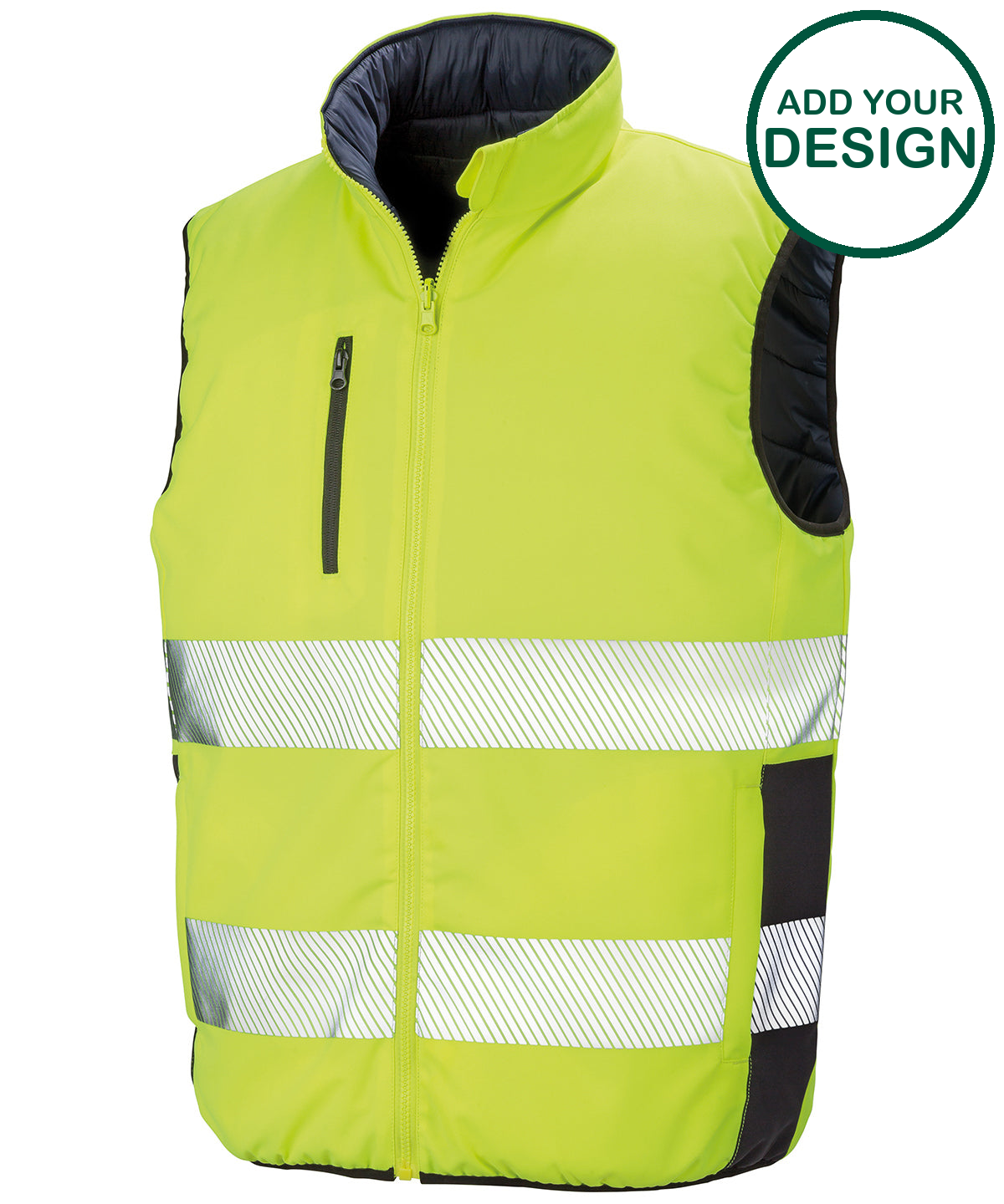 Reversible soft padded gilet