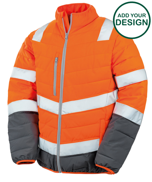Soft padded safety jacket