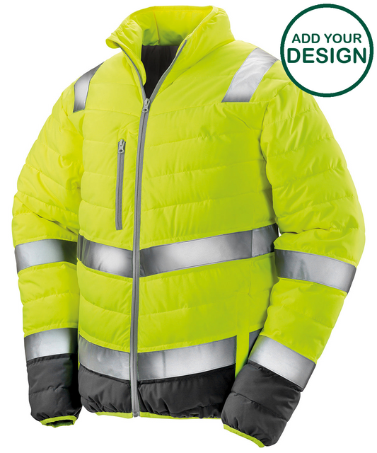 Soft padded safety jacket
