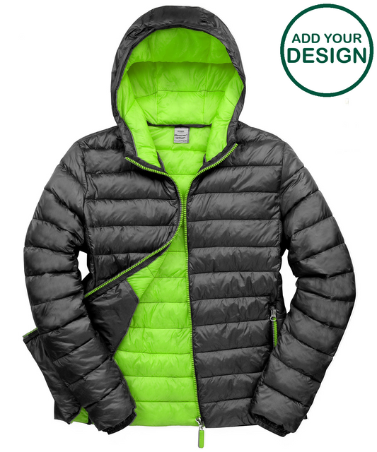 Urban snow bird hooded jacket