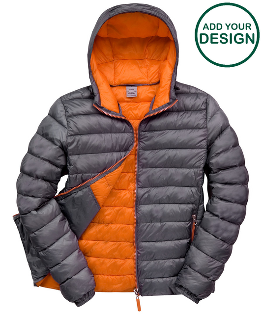 Urban snow bird hooded jacket