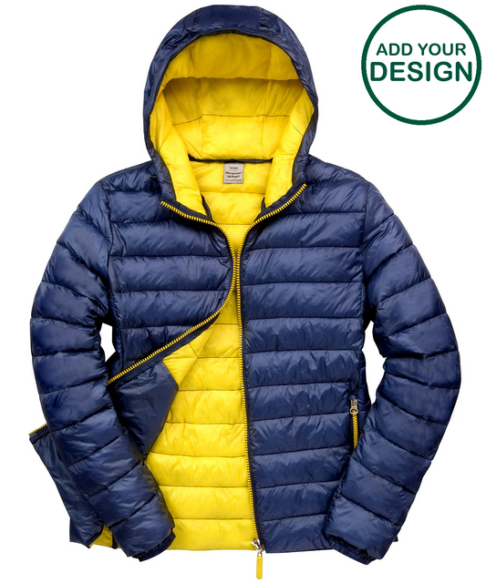 Urban snow bird hooded jacket