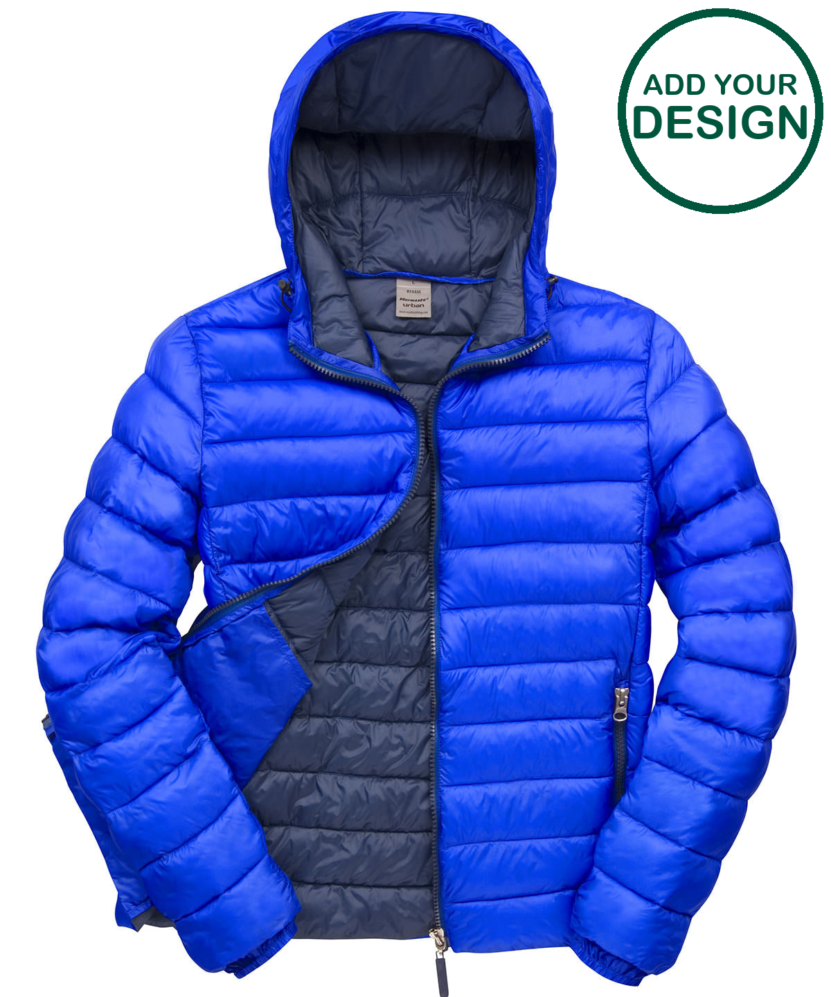 Urban snow bird hooded jacket