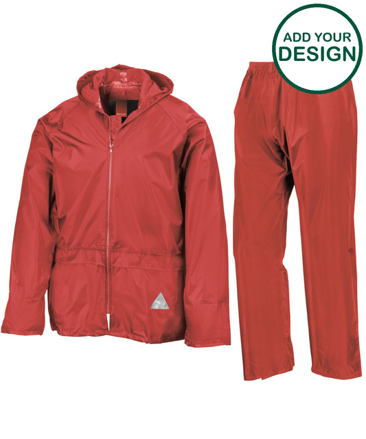 Waterproof jacket and trouser set