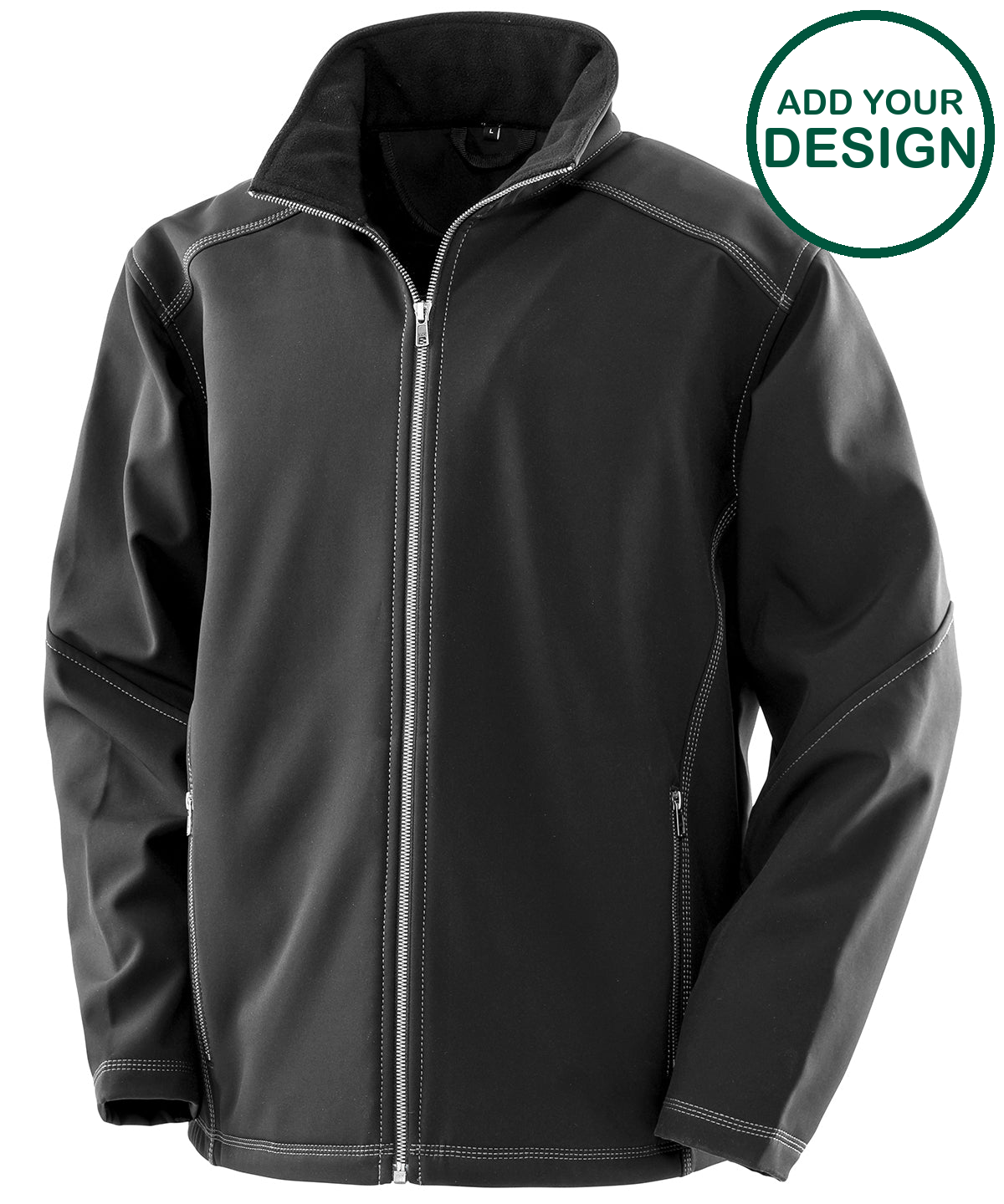Treble stitch softshell