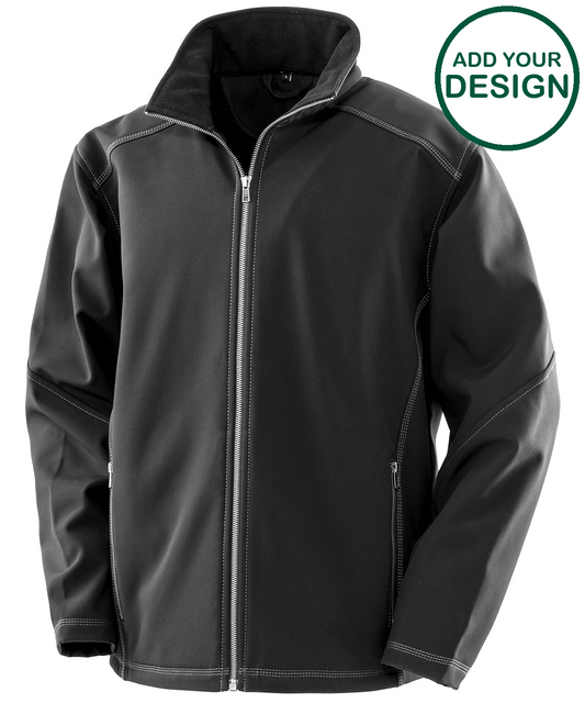 Treble stitch softshell