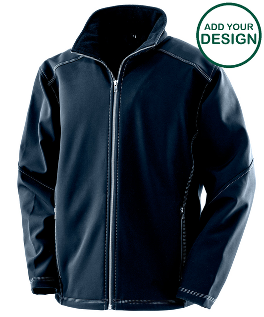 Treble stitch softshell