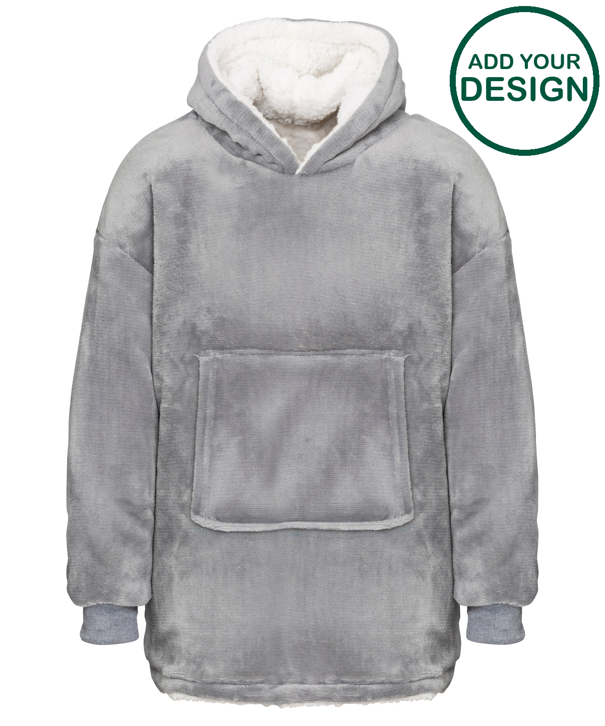The Kids Ribbon oversized cosy reversible sherpa hoodie