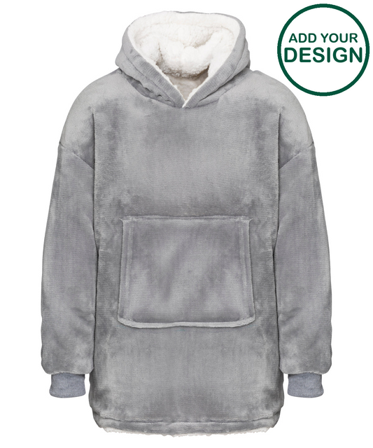 The Kids Ribbon oversized cosy reversible sherpa hoodie