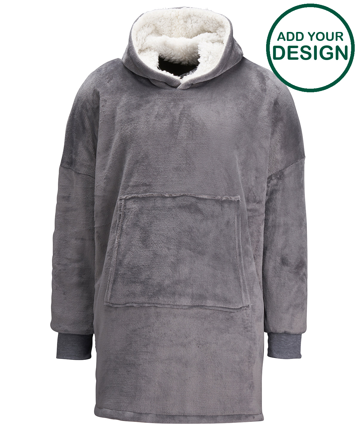 The Ribbon oversized cosy reversible sherpa hoodie