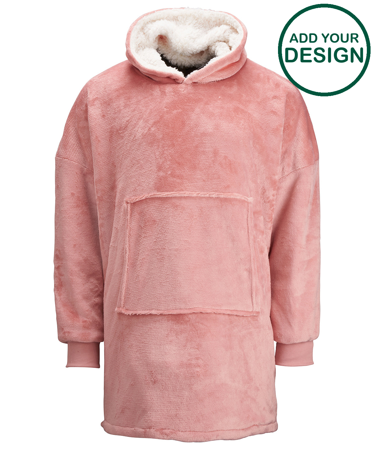 The Ribbon oversized cosy reversible sherpa hoodie