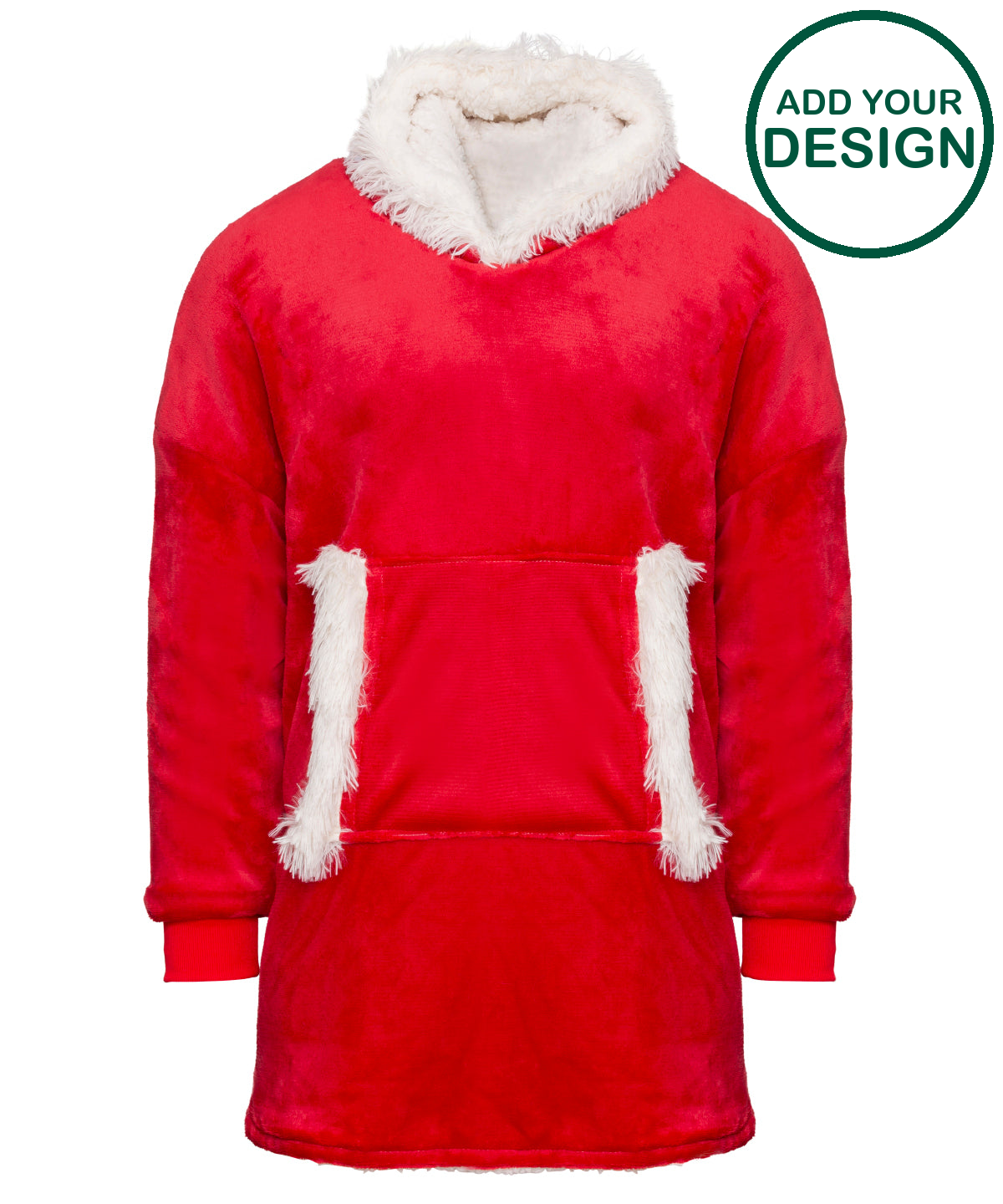 The Ribbon oversized cosy reversible sherpa hoodie