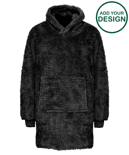 The Ribbon teddy bear fabric hoodie