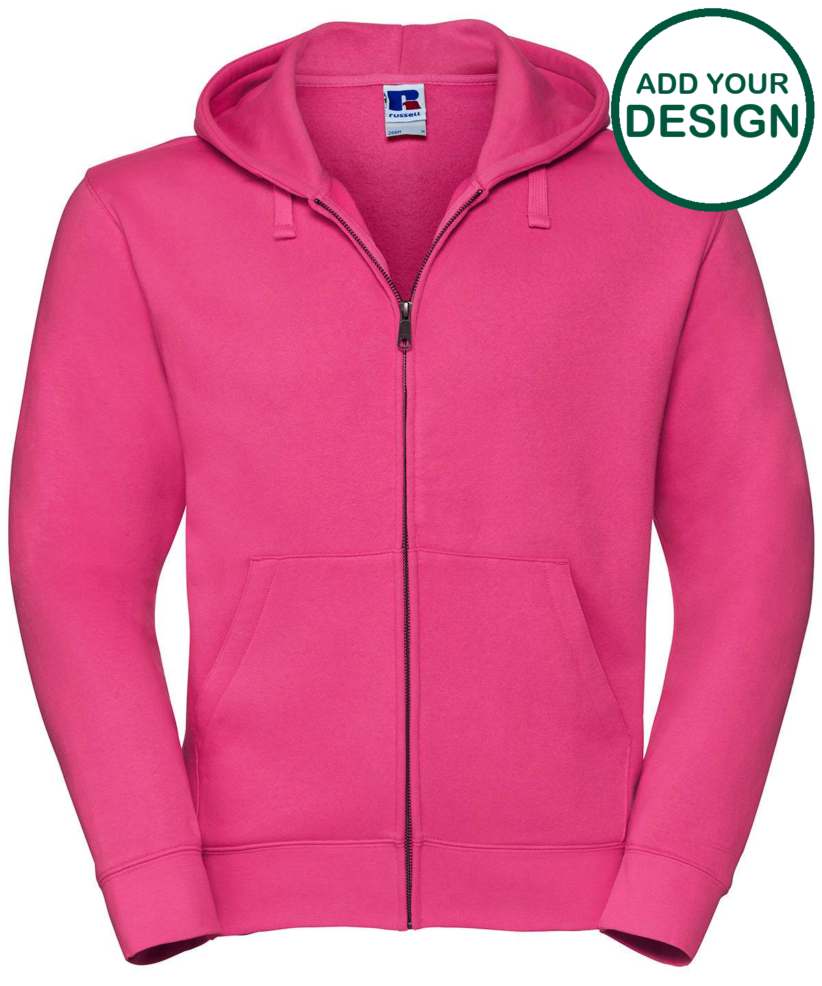Authentic zipped hooded sweat