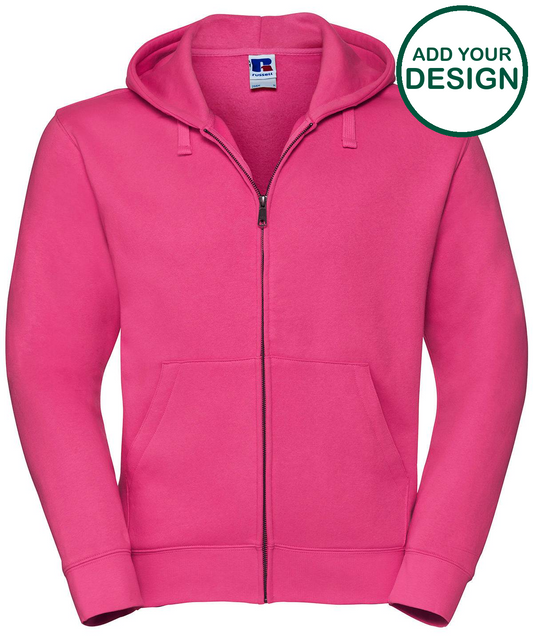 Authentic zipped hooded sweat