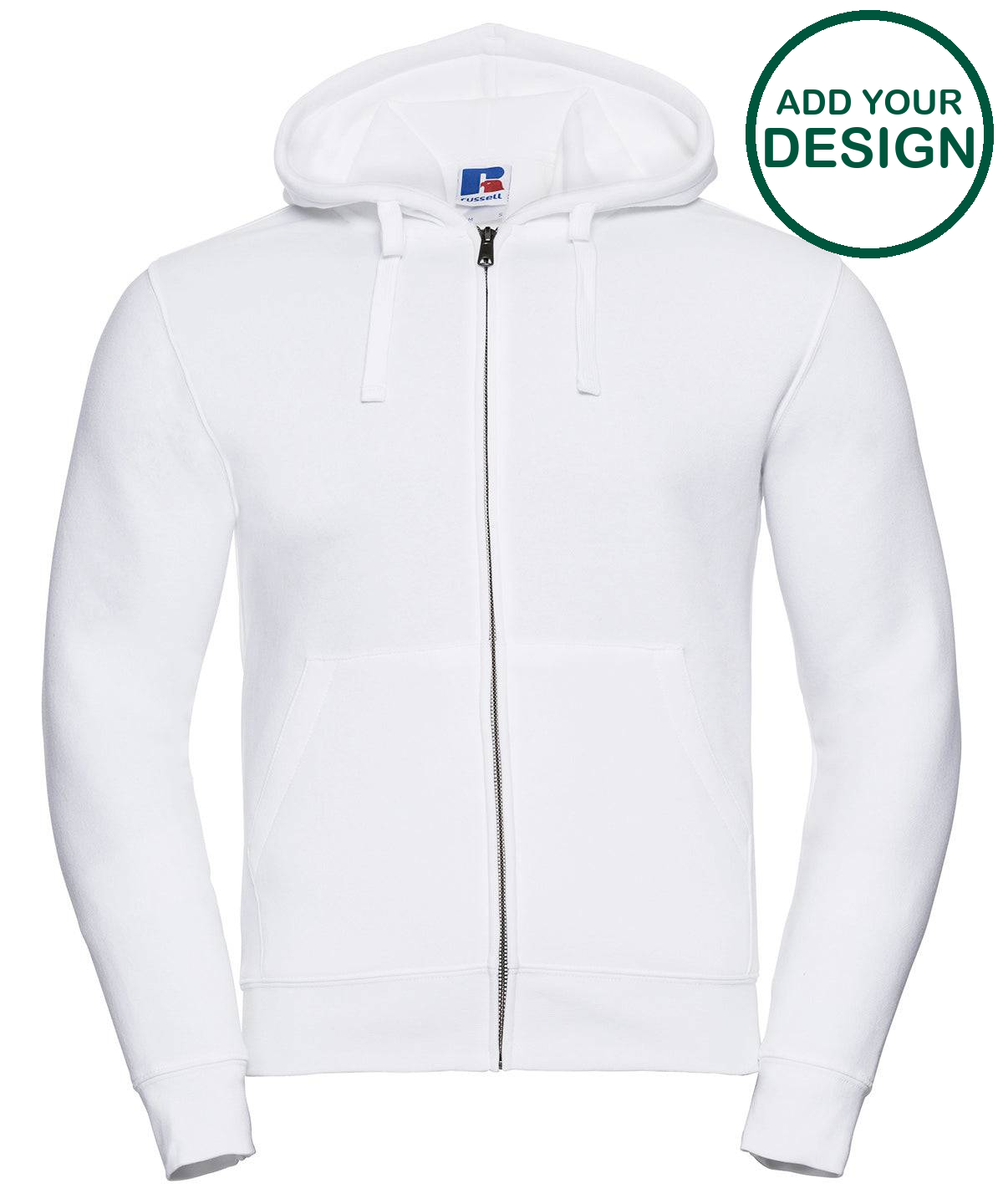Authentic zipped hooded sweat