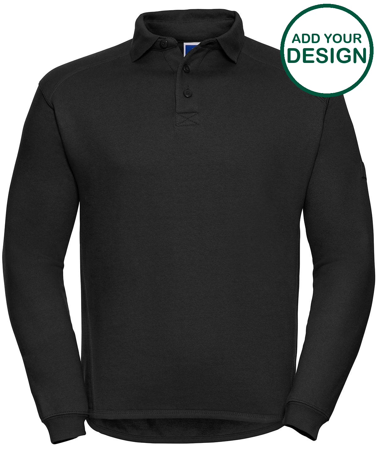 Heavy-duty collar sweatshirt