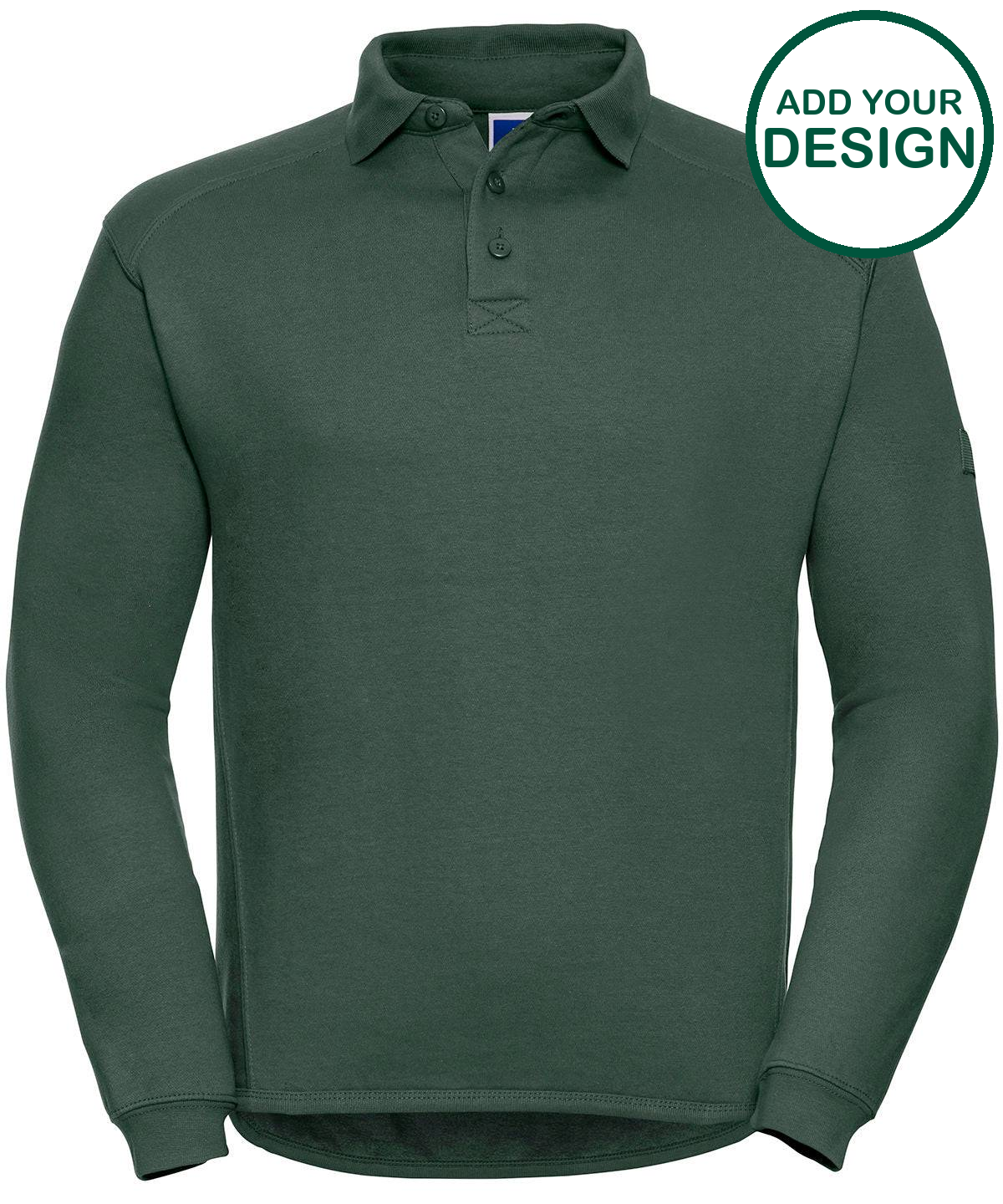 Heavy-duty collar sweatshirt