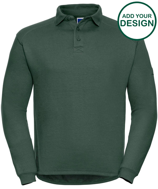 Heavy-duty collar sweatshirt