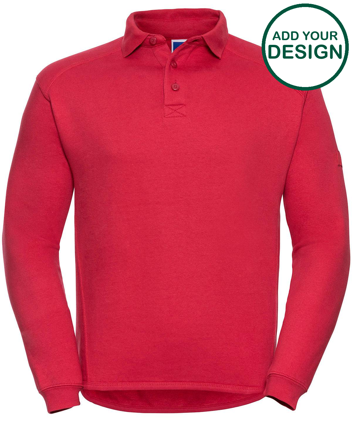 Heavy-duty collar sweatshirt