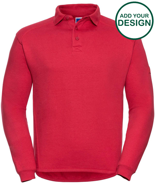 Heavy-duty collar sweatshirt