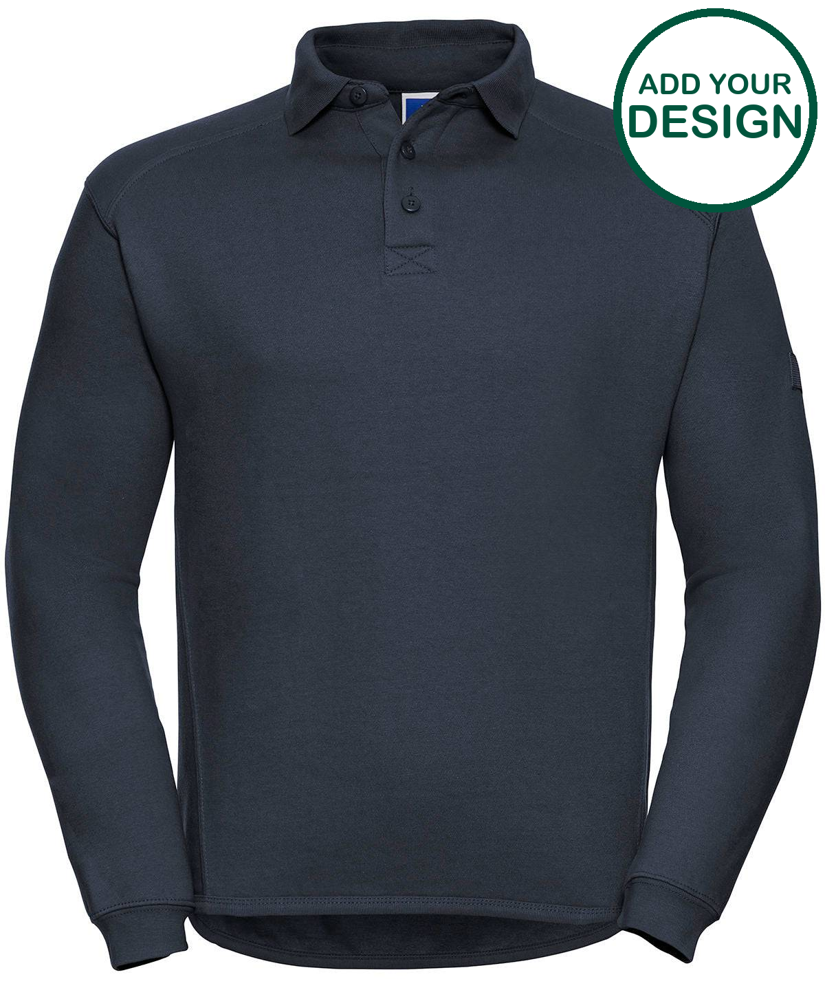 Heavy-duty collar sweatshirt