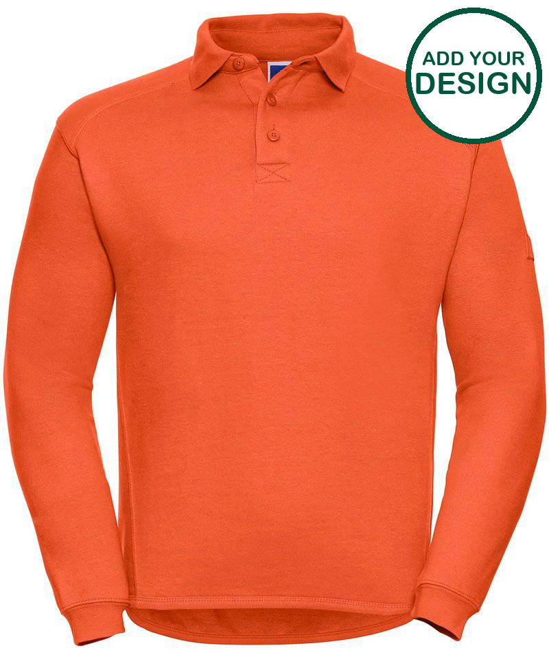 Heavy-duty collar sweatshirt
