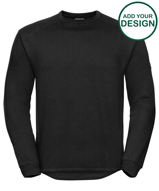 Heavy-duty crew neck sweatshirt