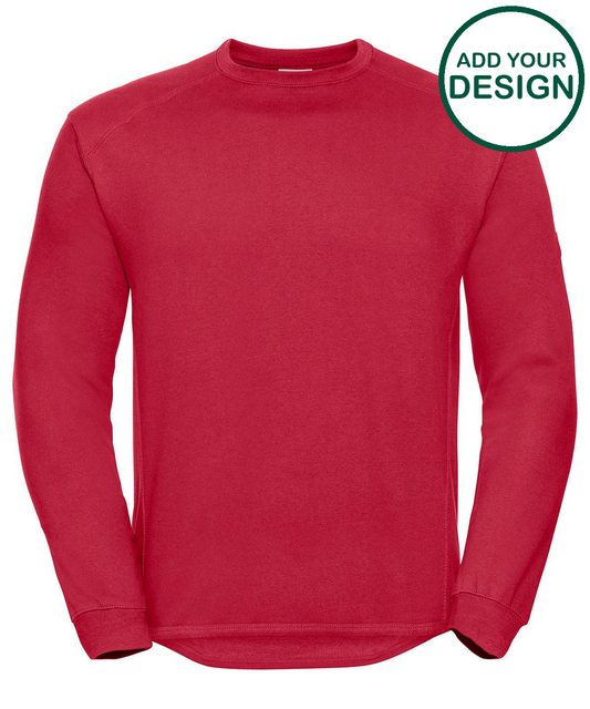 Heavy-duty crew neck sweatshirt