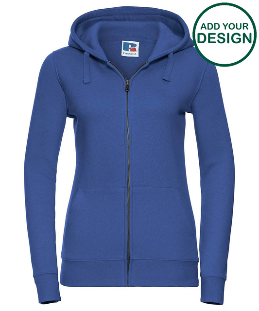 Women's authentic zipped hooded sweatshirt