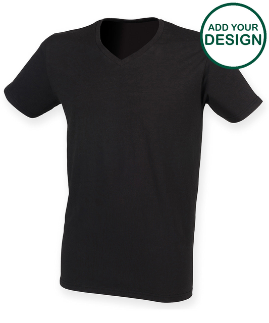 Men's feel good stretch v-neck t-shirt