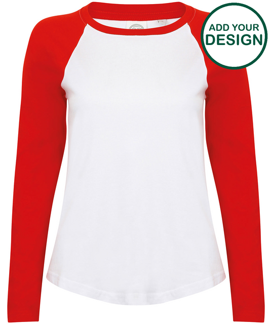 Kids long sleeve baseball T