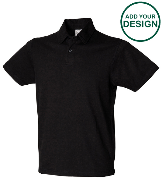 Short sleeve stretch polo