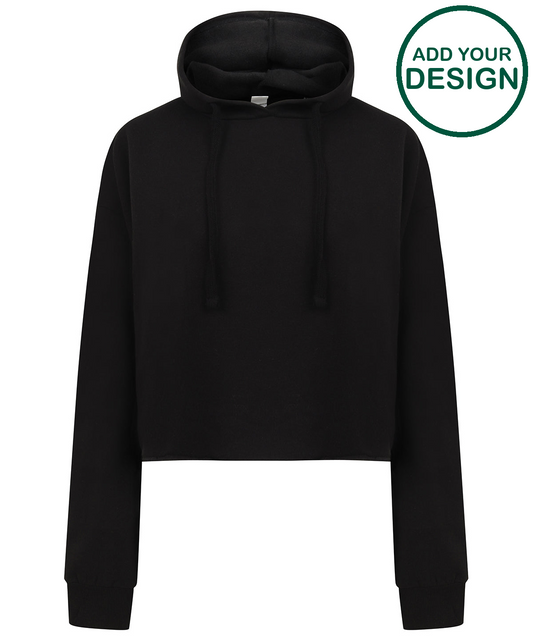 Women's cropped slounge hoodie