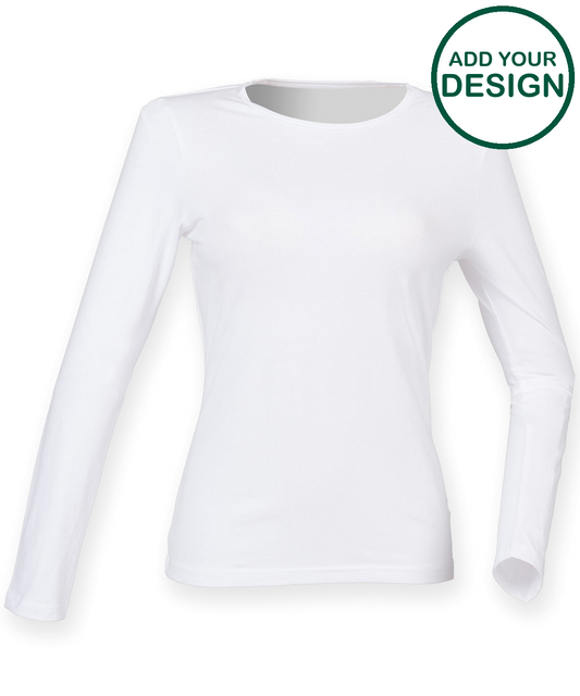 Women's feel good long sleeved stretch t-shirt