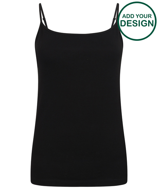 Women's feel-good stretch spaghetti vest