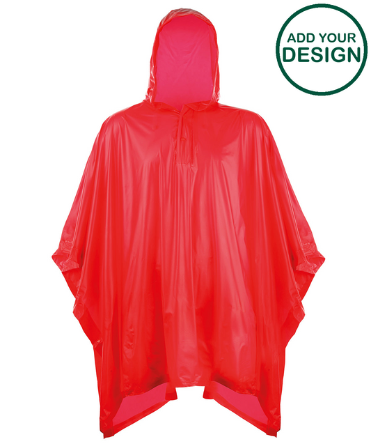 Kids plastic poncho