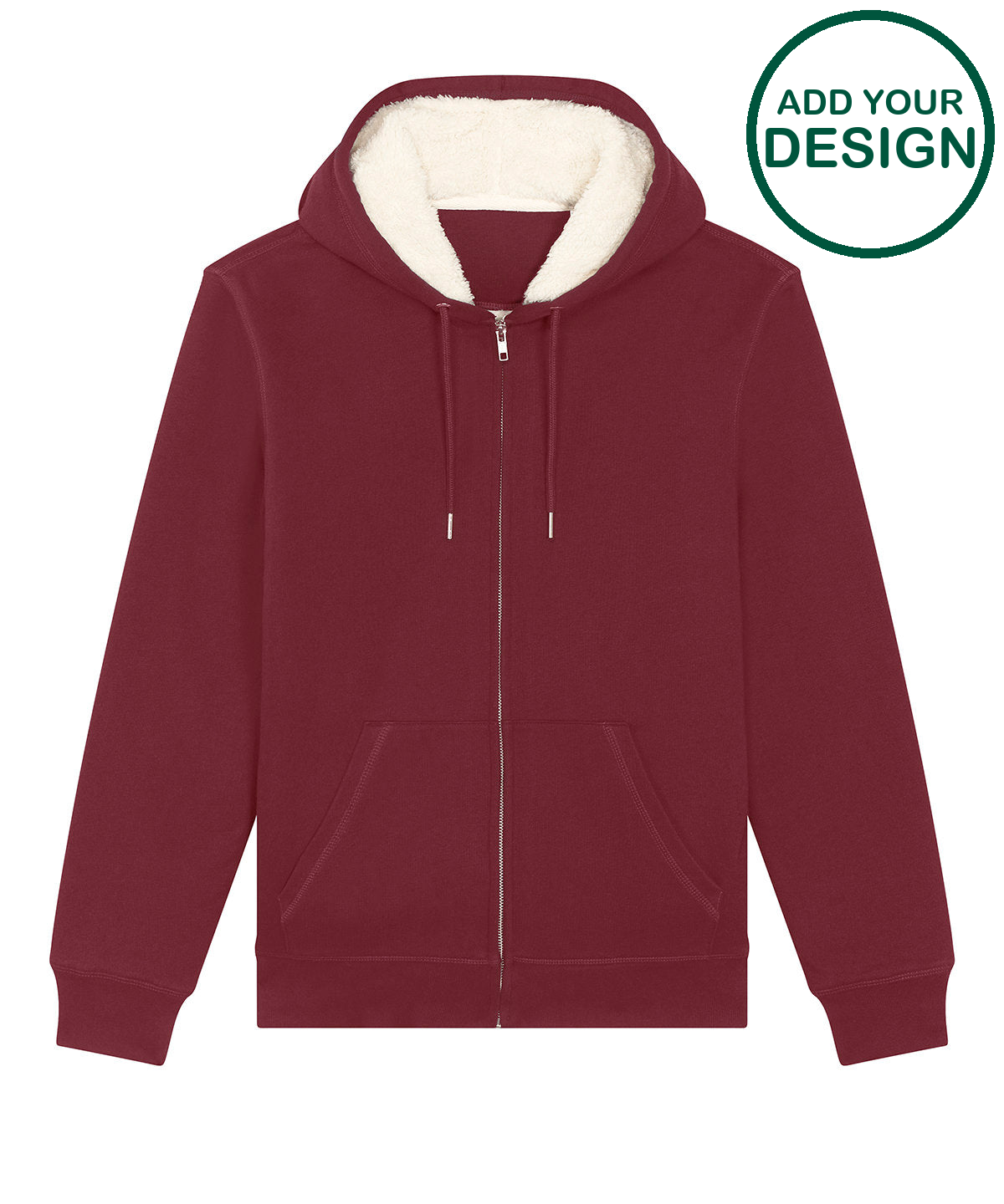 Unisex Hygger sherpa zip-through sweatshirt (STSU956)